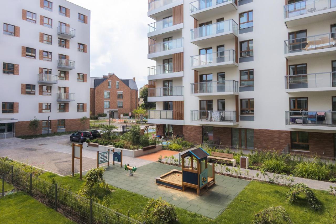 Bright & Stylish Apartment With Balcony 1,5 Km To Gdansk Main City By Noclegi Renters מראה חיצוני תמונה